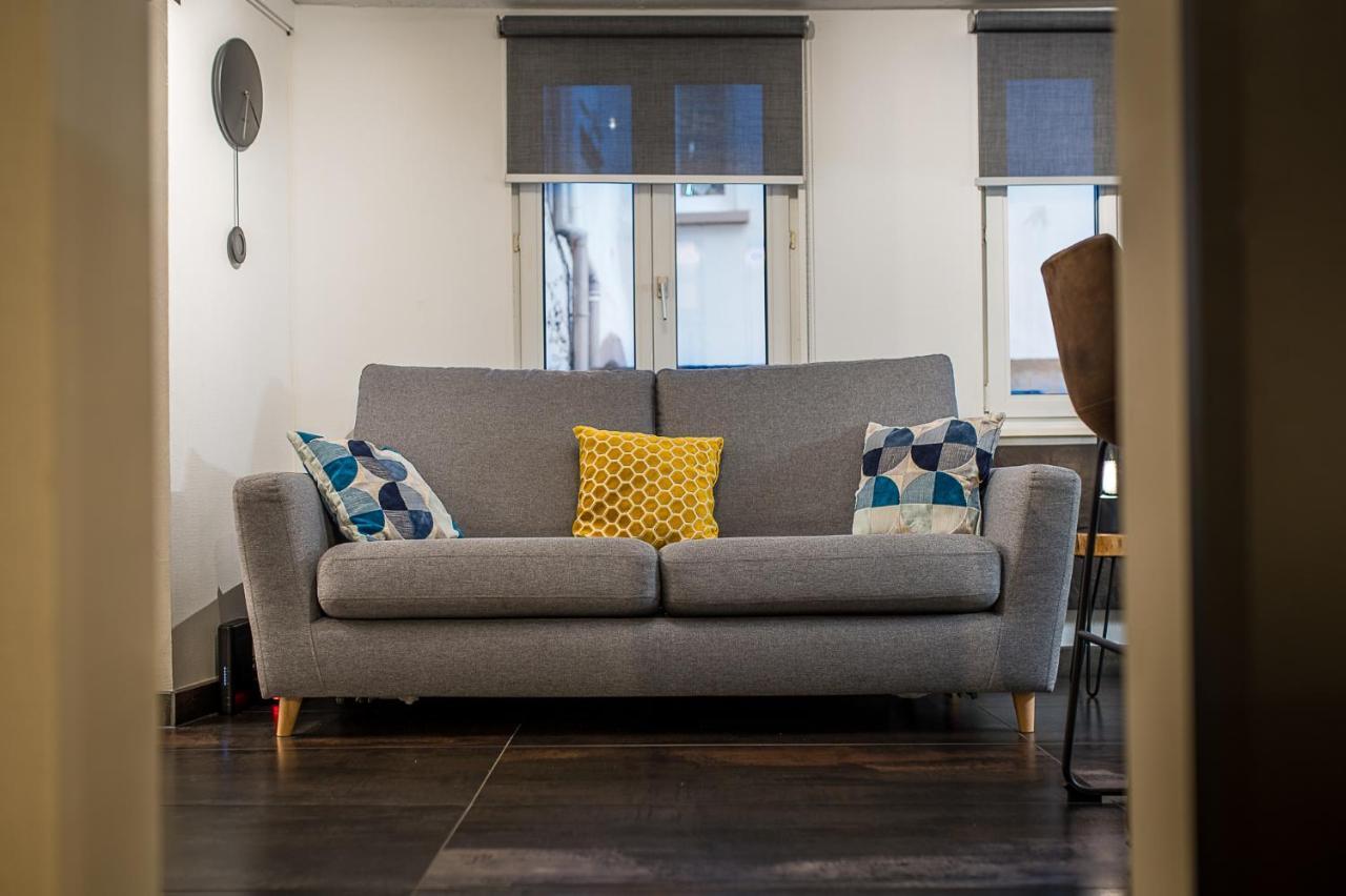 Appart 4 Pers Design Et Cosy Avec Jardin Au Coeur De Sélestat Buitenkant foto