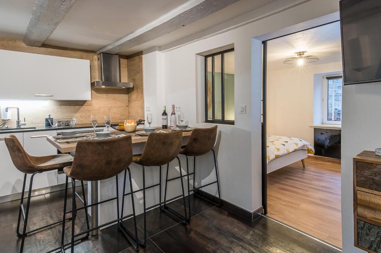 Appart 4 Pers Design Et Cosy Avec Jardin Au Coeur De Sélestat Buitenkant foto